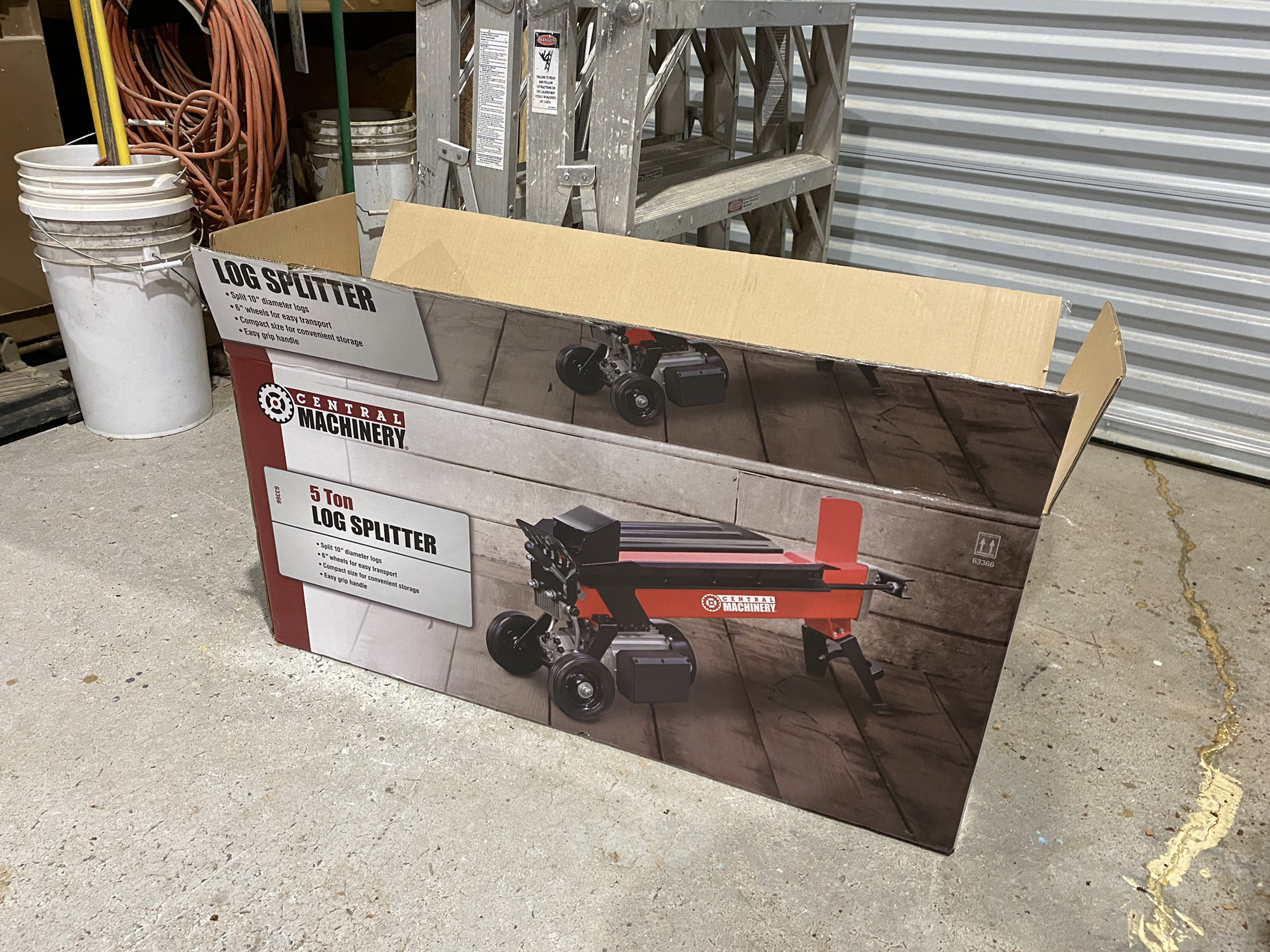 Review - Central Machinery Electric 5 Ton Log Splitter | Harbor Freight